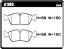 ACRE アクレ ブレーキパッド ダストレスリアル フロント用 BMW 3シリーズ (E36) 325i CB25 BJ25 H3.7〜H11.11 FR 2.5L クーペ/カブリオレ含む