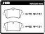 ACRE アクレ ブレーキパッド リアルレーシング フロント用 Cクラス スポーツクーペ (W203) C180 コンプレッサー 203746 H15.9〜H20.10 FR 1.8L