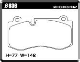 ACRE アクレ ブレーキパッド レーシングプロ フロント用 Sクラス (W221) S550 ロング ブルーエフィシェンシー 221173 H23.7〜H25.10 FR 4.7L