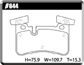 ACRE アクレ ブレーキパッド PC2600 リア用 Eクラスステーションワゴン (S212) E63 AMG 212277 H22.2〜H23.11 FR 6.3L リア4pot