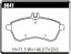 ACRE アクレ ブレーキパッド リアルレーシング フロント用 Cクラス ステーションワゴン (S204) C250 エレガンス 204252 H20.4〜H21.8 FR 2.5L