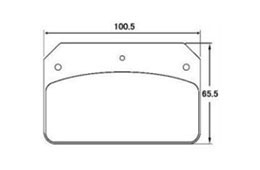 ACRE アクレ カスタムキャリパー用 ブレーキパッド ZZC ウィルウッド,アウトロー