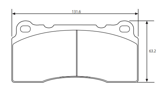 ACRE アクレ カスタムキャリパー用 ブレーキパッド ZZC ブリッツ,グレッディ 4pot