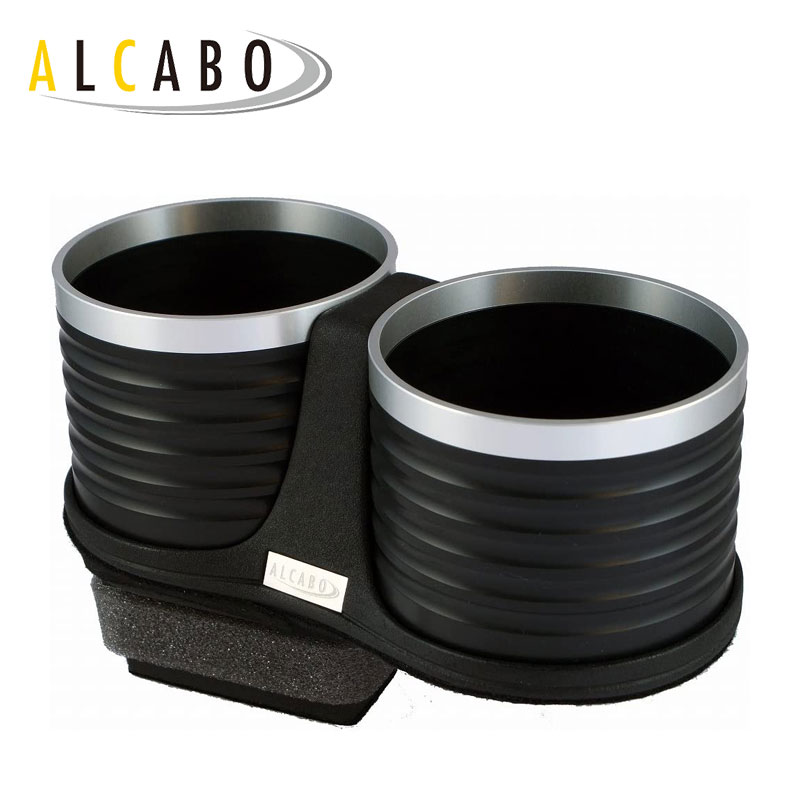 ALCABO アルカボ ドリンクホルダー AUDI A4 シリーズ B6/B7 2001年〜2008年 ブラック/リングカップタイプ 離島は要確認