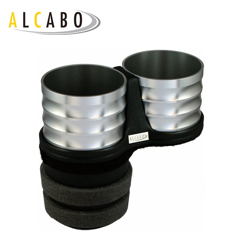 ALCABO アルカボ ドリンクホルダー PORSCHE カイエン 958 2010年〜 フロント側センターコンソール用 シルバーカップタイプ 離島は要確認