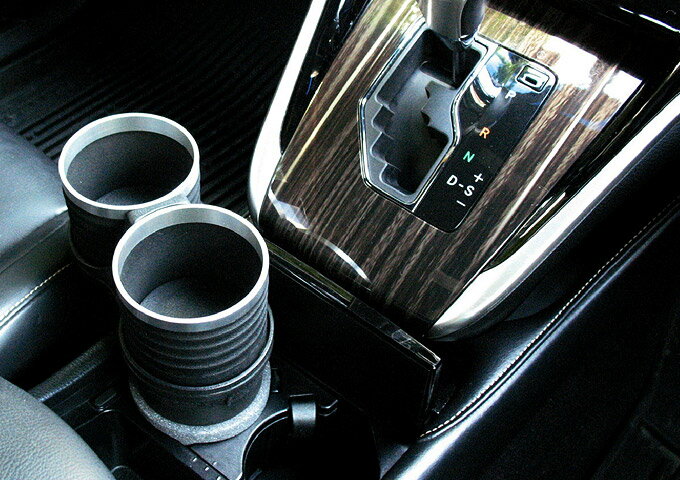 ALCABO アルカボ ドリンクホルダー TOYOTA ハリアー 60系 2013年〜2020年 フロント側センターコンソール用 ブラック/リングカップタイプ 離島は要確認 2