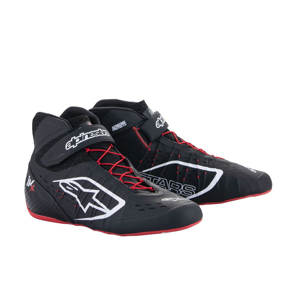 アルパインスターズ カート用レーシングシューズ TECH-1 KX V2 SHOES (サイズ:10) 123 BLACK WHITE RED