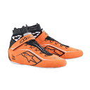 アルパインスターズ 四輪レース用レーシングシューズ TECH-1 Z V2 SHOES (サイズ:9.5) 4512 ORANGE FLUOBLACK WHITE