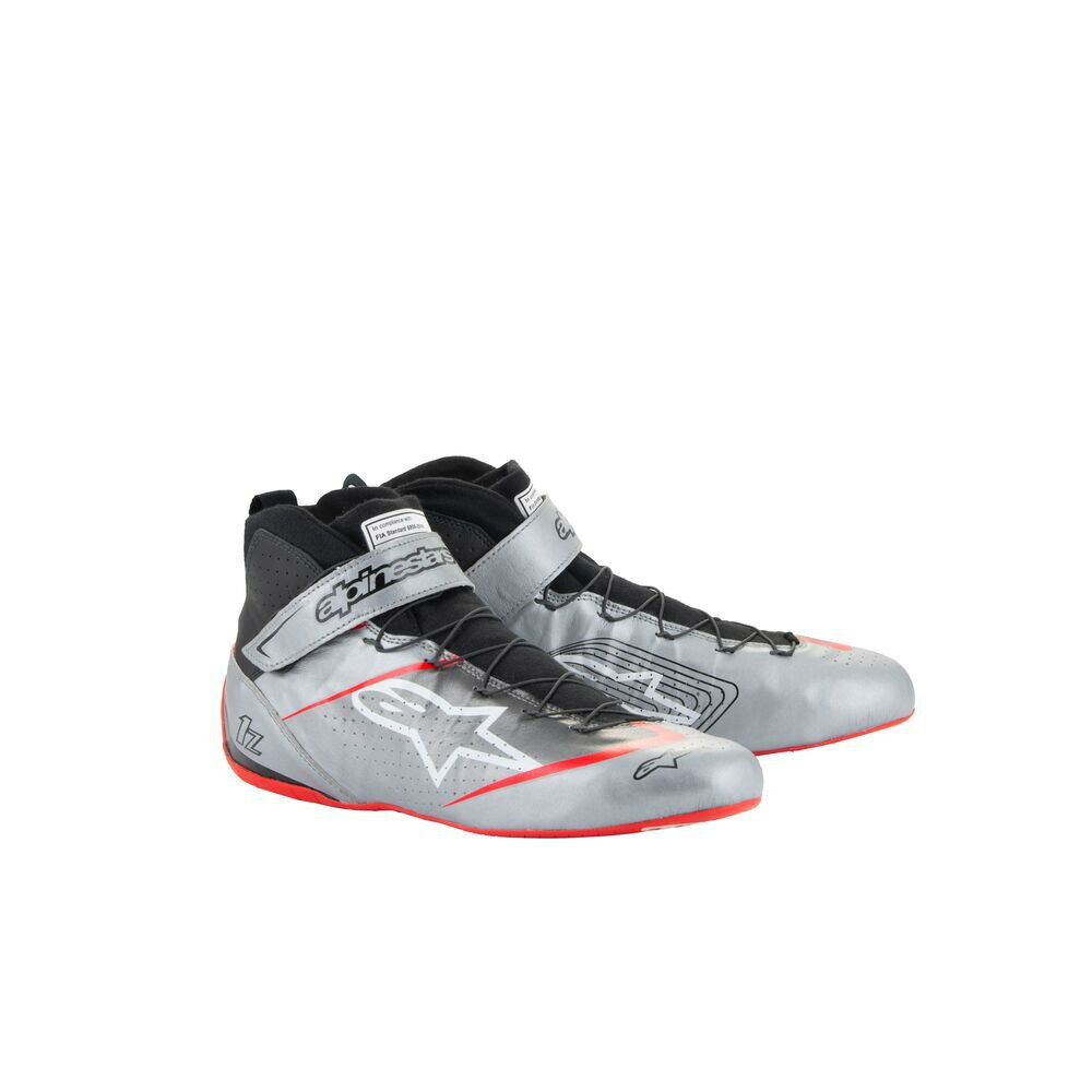 アルパインスターズ 四輪レース用レーシングシューズ TECH-1 Z V3 SHOES (サイズ:9.5) 1258 DARK SILVER BLACK RED