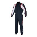 アルパインスターズ 四輪レース用レーシングスーツ GP RACE V2 SUIT (サイズ:52) 123 BLACK WHITE RED