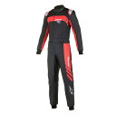 アルパインスターズ カート用レーシングスーツ KMX-9 V3 S GRAPHIC 3 SUIT (サイズ:120) 13 BLACK RED