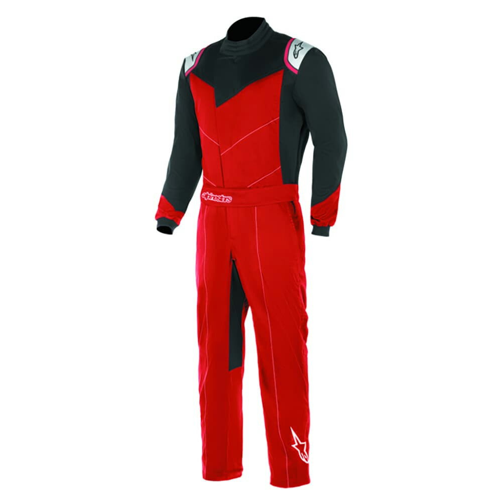 アルパインスターズ カート用レーシングスーツ KART INDOOR SUIT (サイズ:M) 31 RED BLACK