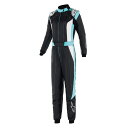 アルパインスターズ 四輪レース用レーシングスーツ STELLA GP PRO COMP v2 SUIT (サイズ:38) BLACK TURQUOISE 1721