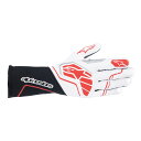 アルパインスターズ 四輪用レーシンググローブ TECH-1 ZX V4 GLOVE (サイズ:M) 123 BLACK WHITE RED