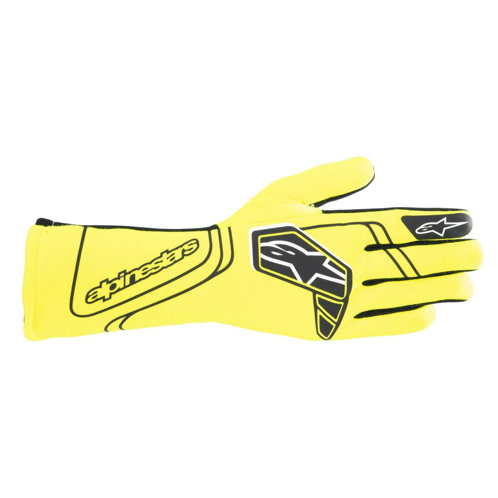 アルパインスターズ 四輪用レーシンググローブ TECH-1 START V4 GLOVES (サイズ:L) 55 YELLOW FLUO