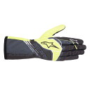 アルパインスターズ カート用レーシンググローブ TECH-1 K RACE S V2 CORPORATE GLOVES (サイズ:L) 164 ANTHRACITE LIME