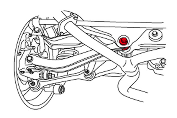 AMTECS アムテックス SPC 純正交換用リアトーカムボルトのみ レガシィツーリングワゴン BFA BFB BF3 BF5 1992〜2009 ※離島は送料要確認