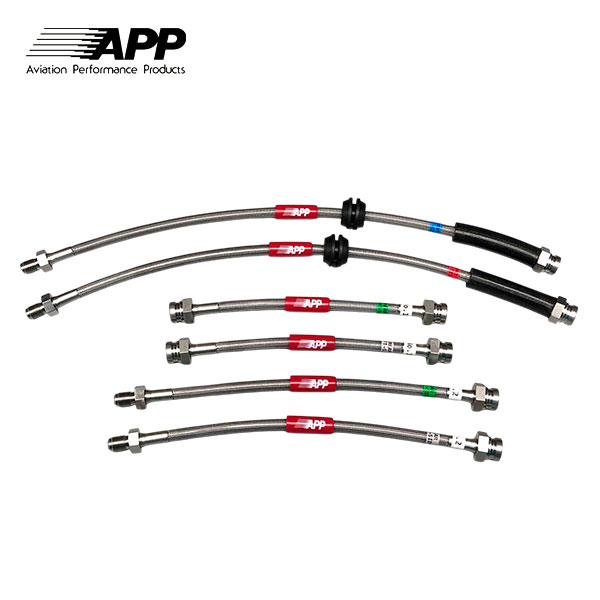 APP ブレーキライン ステンレスフィッティング FIAT 500/500C/500S 31214 リアディスクブレーキ