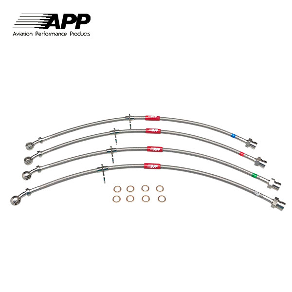 APP ブレーキライン ステンレスフィッティング トルネオ CL7 CL9