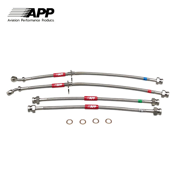 APP ブレーキライン ステンレスフィッティング デミオ DE3FS DE3AS DE5FS