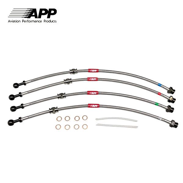 APP ブレーキライン スチールフィッティング ランサーエボリューション1/2/3 CD9A CE9A