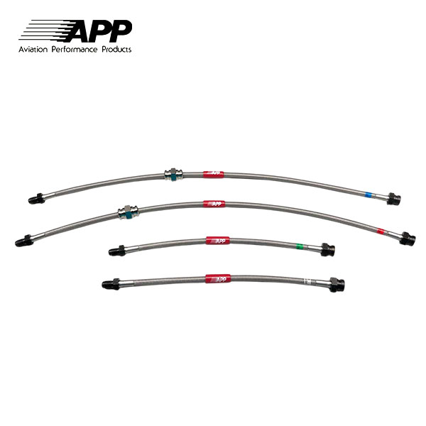 APP ブレーキライン スチールフィッティング 180SX RS13 KRS13 RPS13 KRPS13 F：4POT R：2POT