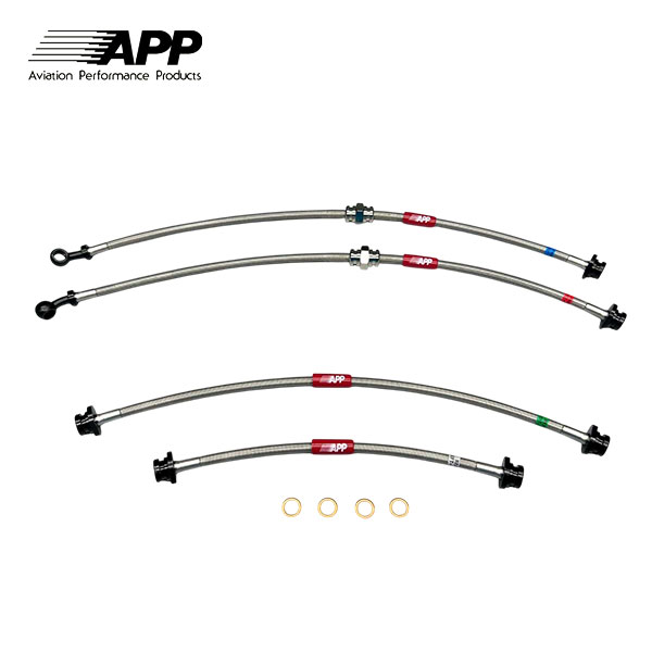 APP ブレーキライン スチールフィッティング ジムニーシエラ JB74W 4本タイプ