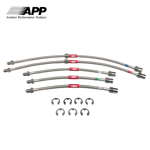 APP ブレーキライン ステンレスフィッティング カローラレビン/スプリンタートレノ AE86 リアディスクブレーキ