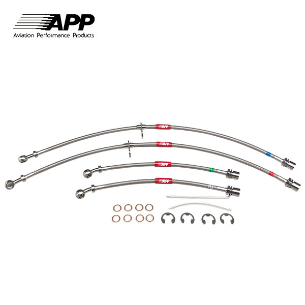APP ブレーキライン ステンレスフィッティング セリカ ZZT231 SS-II (スーパーストラット除く)