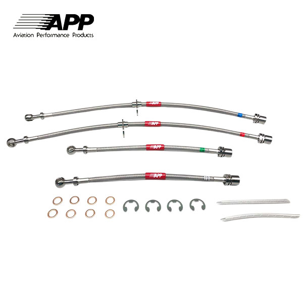APP ブレーキライン ステンレスフィッティング カローラレビン/スプリンタートレノ AE101 AE111 GT/GT-APEX/BZ-V/BZ-G