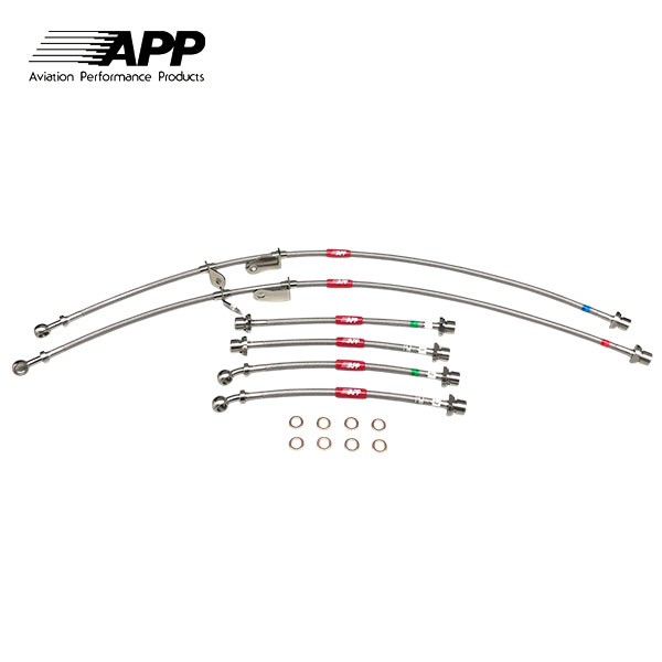 APP ブレーキライン ステンレスフィッティング ヴェルファイア ANH20W GGH20W