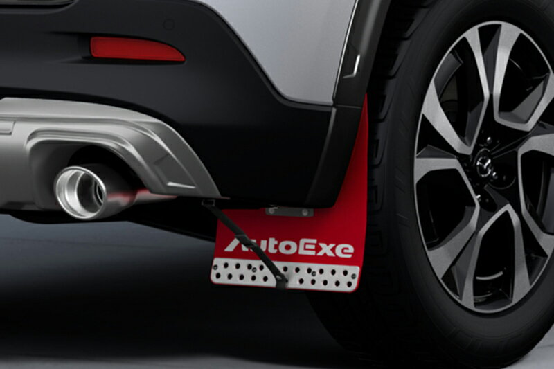 AutoExe オートエクゼ KM-07 AX マッドフラップセット レッド CX-5 KMYSDP