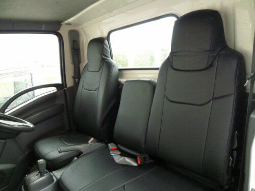 Azur アズール シートカバー 前列セット いすゞ エルフ NJR NKR NHR 85系 88系 H19.1〜 SG/ST/SEカスタム 標準キャブ、ハイキャブ