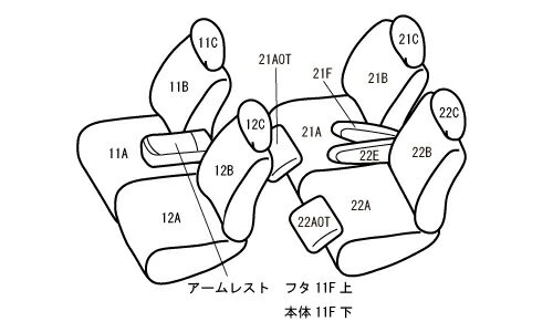 Bellezza ベレッツァ シートカバー N...の紹介画像2