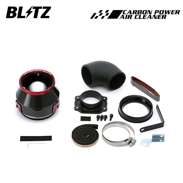 BLITZ ブリッツ カーボンパワーエアクリーナー キューブ BZ11 BNZ11 H14.10〜H20.11 CR14DE 寒冷地仕様取付不可