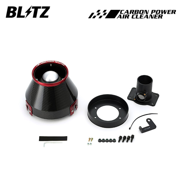 BLITZ ブリッツ カーボンパワーエアクリーナー ファンカーゴ NCP20 NCP21 NCP25 H11.8〜 1NZ-FE/2NZ-FE