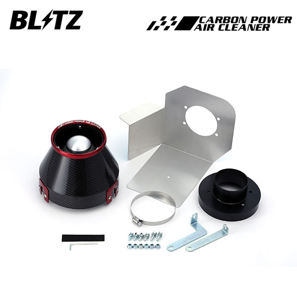 BLITZ ブリッツ カーボンパワーエアクリーナー シビック FD2 H19.3〜H20.9 K20A タイプR
