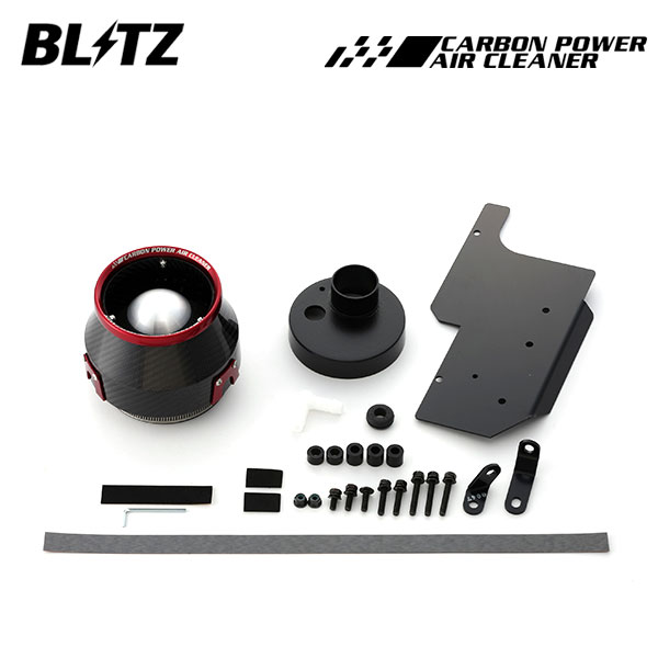 BLITZ ブリッツ カーボンパワーエアクリーナー アルトワークス HA36S H27.12〜 R06A ターボ 2WD/4WD