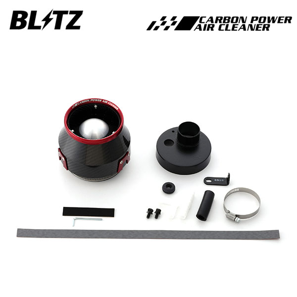 BLITZ ブリッツ カーボンパワーエアクリーナー エブリイワゴン DA17W H27.2〜 R06A ターボ