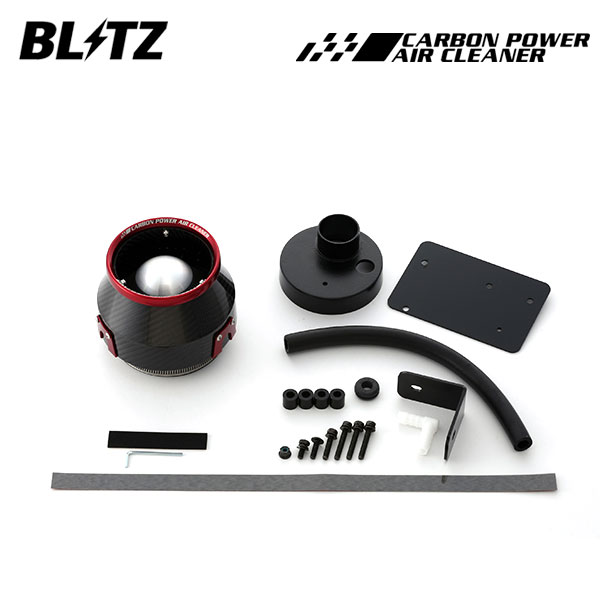BLITZ ブリッツ カーボンパワーエアクリーナー ワゴンRスティングレー MH55S R2.1〜R4.8 R06A ターボ 2WD/4WD