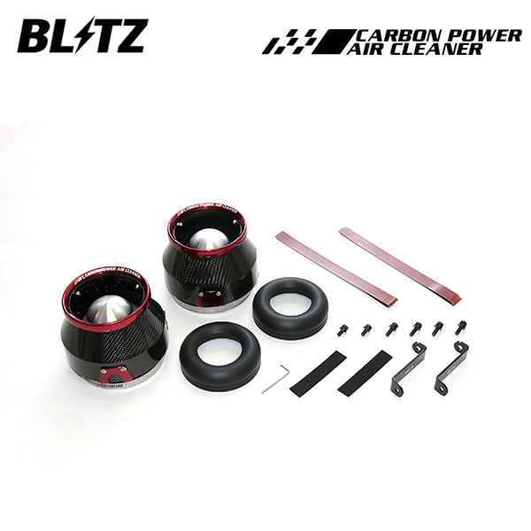 BLITZ ブリッツ カーボンパワーエアクリーナー スカイライン RV37 R1.9〜 VR30DDTT 400R共通