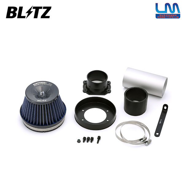 BLITZ ブリッツ サスパワー コアタイプLM ブルー エアクリーナー チェイサー JZX90 H4.10〜H8.9 1JZ-GTE