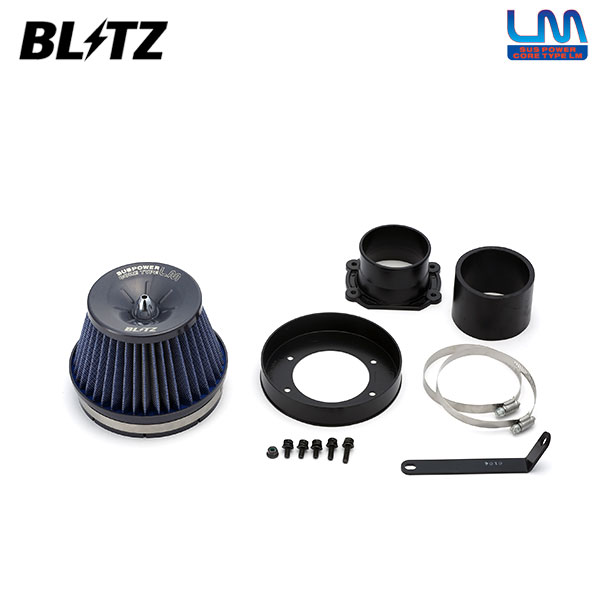 BLITZ ブリッツ サスパワー コアタイプLM ブルー エアクリーナー チェイサー JZX100 H8.9〜 1JZ-GTE