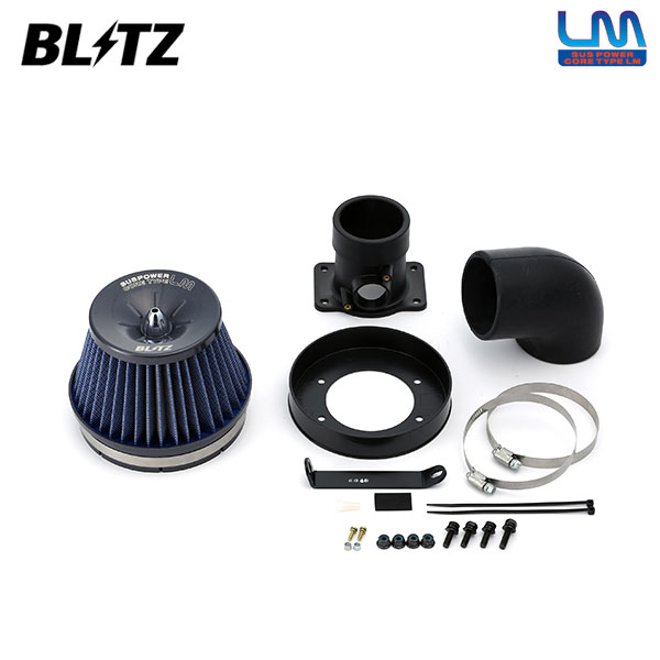 BLITZ ブリッツ サスパワー コアタイプLM ブルー エアクリーナー セリカ ZZT231 H11.9〜 2ZZ-GE MT