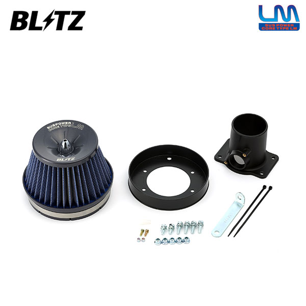 BLITZ ブリッツ サスパワー コアタイプLM ブルー エアクリーナー カローラランクス ZZE123 H13.1〜 2ZZ-GE