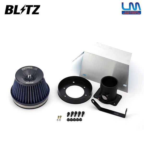 BLITZ ブリッツ サスパワー コアタイプLM ブルー エアクリーナー マークIIブリット JZX110W H14.1〜 1JZ-GTE