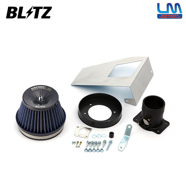 BLITZ ブリッツ サスパワー コアタイプLM ブルー エアクリーナー クラウン GRS200 GRS201 GRS202 GRS203 GRS204 H20.2〜 2GR-FSE/3GR-FSE/4GR-FSE