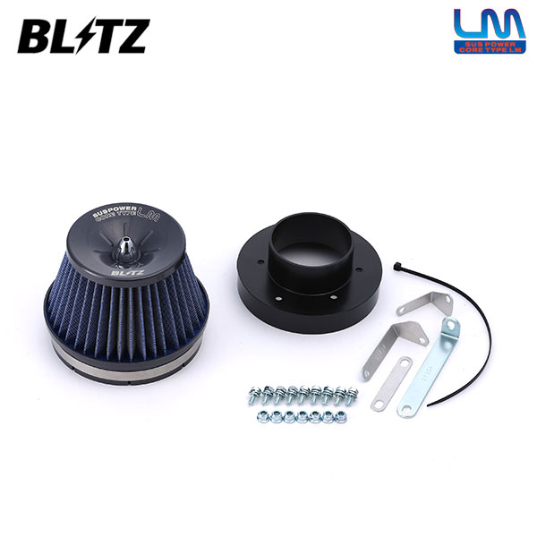 BLITZ ブリッツ サスパワー コアタイプLM ブルー エアクリーナー カローラルミオン NZE151N ZRE152N ZRE154N H19.10〜H21.12 1NZ-FE/2ZR-FE