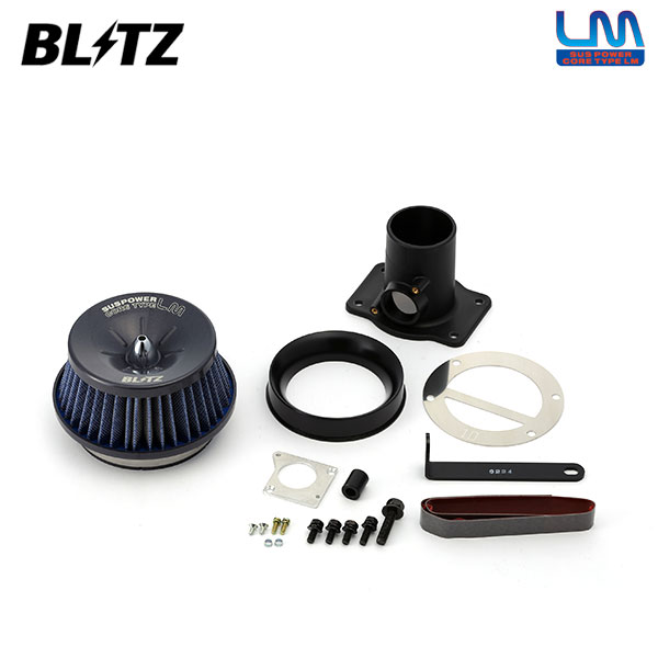 BLITZ ブリッツ サスパワー コアタイプLM ブルー エアクリーナー コルト Z27A Z27AG H16.10〜 4G15 MIVEC ラリーアート(バージョンR含む)