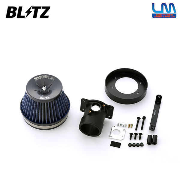 BLITZ ブリッツ サスパワー コアタイプLM ブルー エアクリーナー ヴェルファイア AGH30W AGH35W H27.1〜 2AR-FE